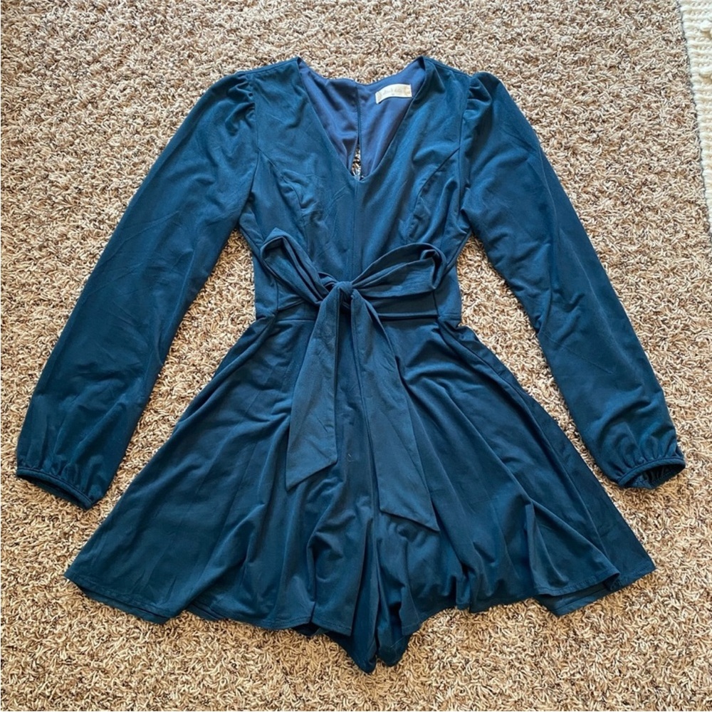 Altar’d State blue romper size medium